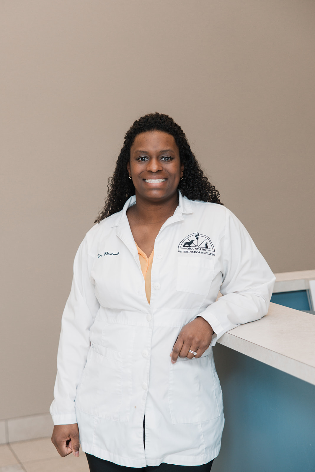 Dr. Briana Cormier of Mount Airy Veterinary Associates